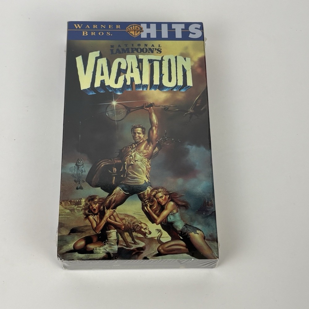 New Sealed National Lampoons Vacation Chevy Chase VHS Tape Warner Home Video